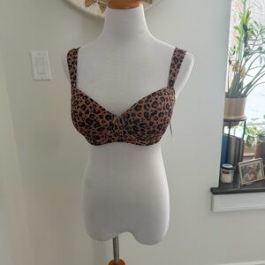Target Brown Leopard Print Bra